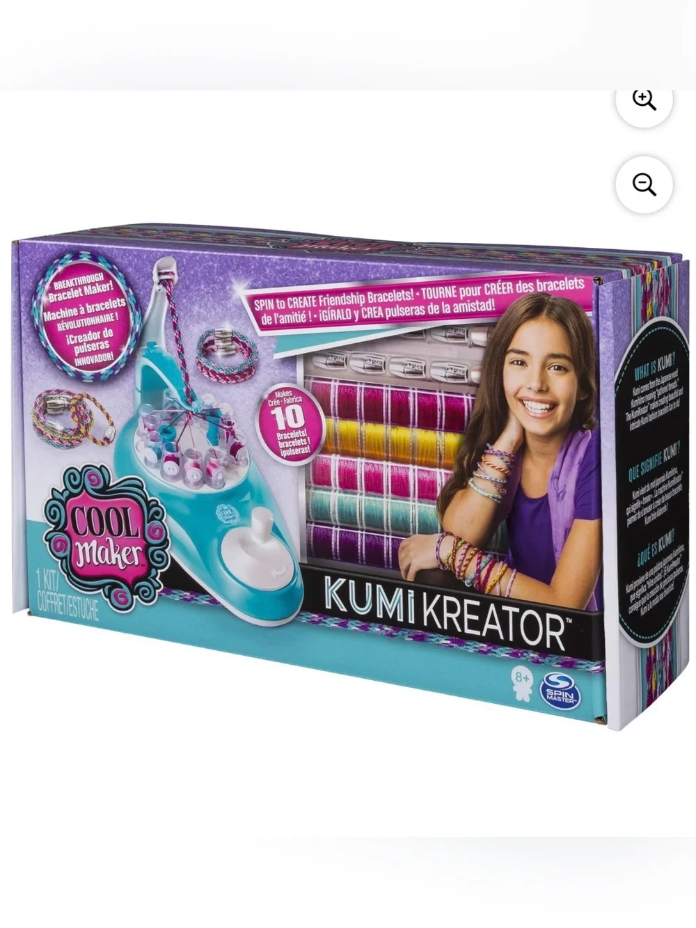 Kumi Kreator Bracelet Maker - Teal and Purple